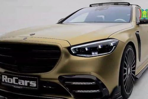Bản độ Mercedes-Benz S580 với màu vàng lạ mắt