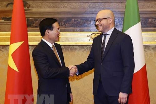 Chủ tịch nước Võ Văn Thưởng gặp Chủ tịch Hạ viện Italia Lorenzo Fontana