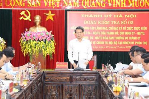 Huyện Phúc Thọ tiếp tục làm tốt công tác điều động, luân chuyển cán bộ