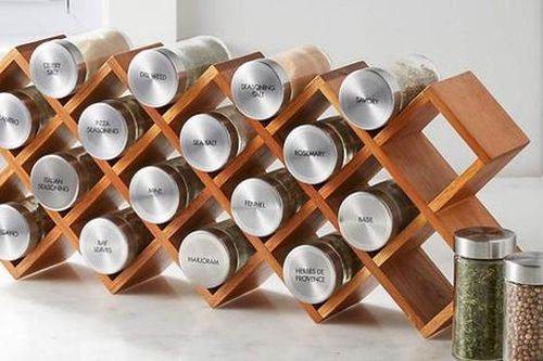 Lưu trữ gia vị chỉ còn là chuyện nhỏ với những ý tưởng tiện ích