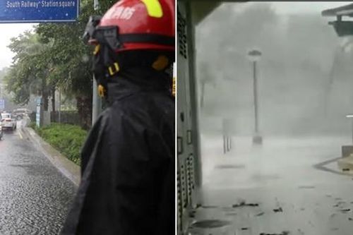 Gió mạnh 50 mét/giây khi bão Doksuri đổ bộ Trung Quốc, tiến sát mức siêu bão