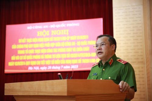 Tăng cường phối hợp phòng cháy, chữa cháy, tìm kiếm cứu nạn giữa Bộ Công an và Bộ Quốc phòng