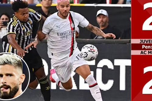 Giroud là người hùng và tội đồ, Milan đánh rơi chiến thắng trước Juventus