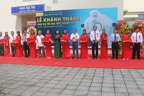 Đưa vào sử dụng khu xạ trị ung thư với thiết bị y tế hiện đại tại Trà Vinh