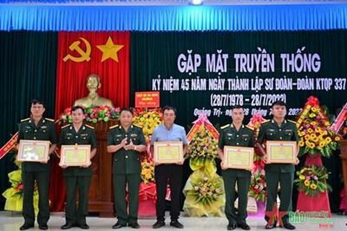 Gặp mặt truyền thống kỷ niệm 45 năm ngày thành lập Sư đoàn-Đoàn Kinh tế-Quốc phòng 337