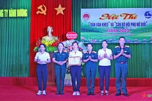 Công ty Bình Dương tổ chức Hội thi 'Dân vận khéo' và 'Cán bộ hội phụ nữ giỏi'