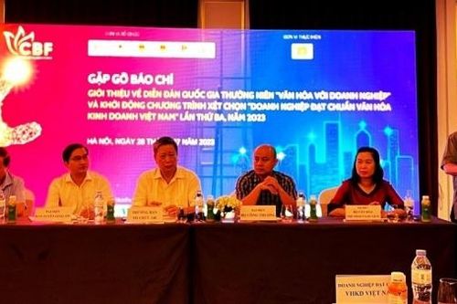 Diễn đàn quốc gia 'Văn hóa với doanh nghiệp' năm 2023 sẽ được tổ chức tại TP. Hồ Chí Minh