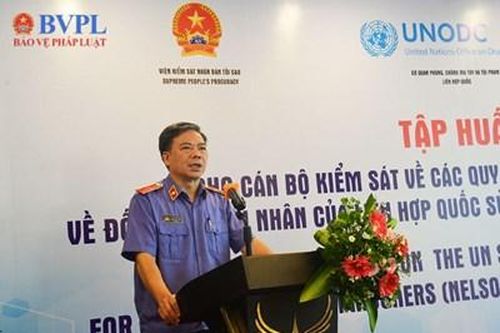 Tập huấn tham vấn hoàn thiện pháp luật về quản lý tạm giữ, tạm giam theo Bộ Quy tắc Nelson Mandela