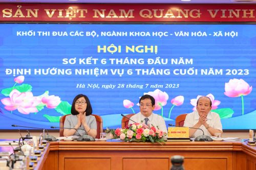 Sơ kết 6 tháng khối thi đua bộ, ngành Khoa học - Văn hóa - Xã hội