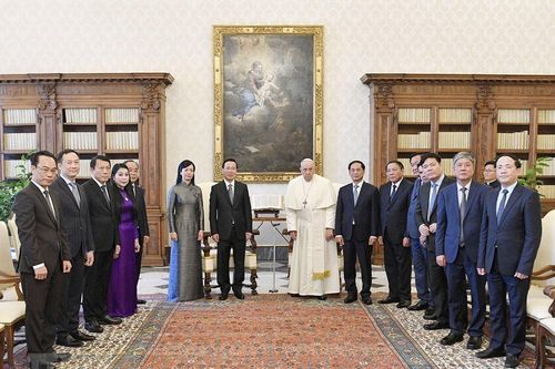 Chủ tịch nước Võ Văn Thưởng và Phu nhân thăm Tòa thánh Vatican