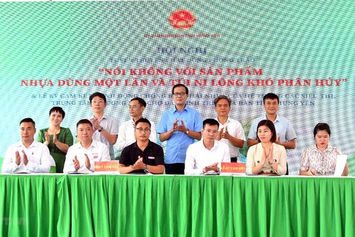 Hưng Yên phát động 'Nói không với sản phẩm nhựa dùng một lần'