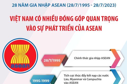 Việt Nam có nhiều đóng góp quan trọng vào sự phát triển của ASEAN