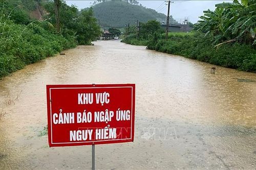 Mưa to gây ngập úng cục bộ nhiều khu vực tại Lào Cai