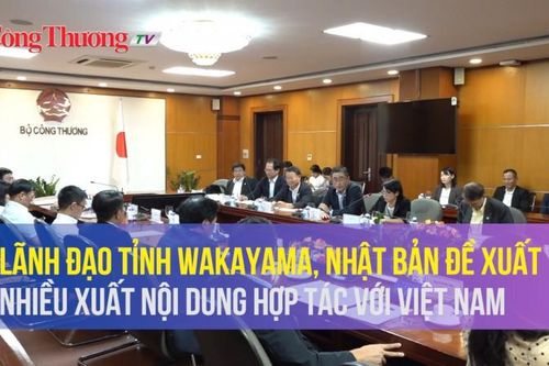 Lãnh đạo tỉnh Wakayama, Nhật Bản đề xuất nhiều xuất nội dung hợp tác với Việt Nam