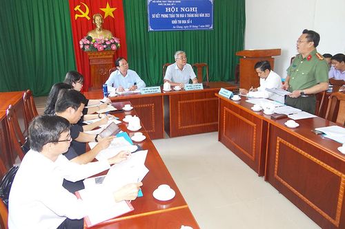 Sơ kết phong trào thi đua của Khối Thi đua nội chính An Giang