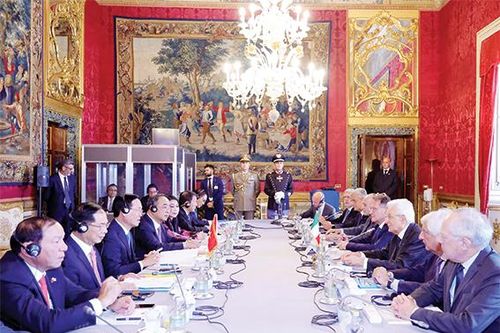 Đẩy mạnh quan hệ Đối tác chiến lược Việt Nam - Italy