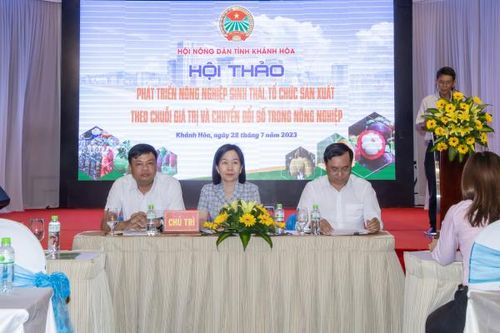 Hội nông dân tỉnh Khánh Hòa tổ chức hội thảo nông nghiệp sinh thái
