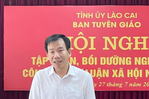 Ban Tuyên giáo Tỉnh ủy tập huấn, bồi dưỡng nghiệp vụ cho đội ngũ cộng tác viên dư luận xã hội