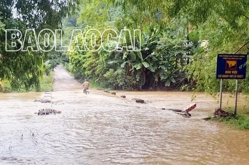 Mưa lớn gây ngập úng cục bộ tại nhiều địa phương trong tỉnh