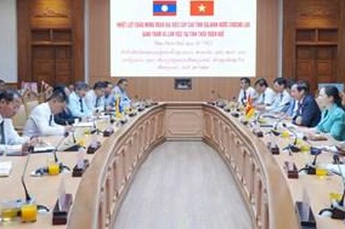 Tăng cường quan hệ hữu nghị, hợp tác toàn diện với tỉnh Salavan (Lào)