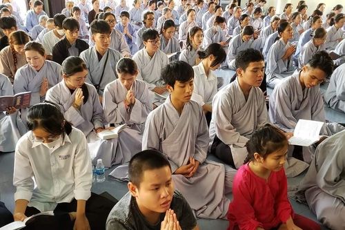 Khánh Hòa: Khóa tu 'Một ngày an lạc' lần 1 năm 2023 tại chùa Đức Hòa