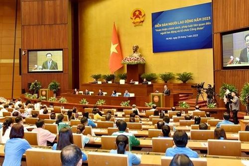 Một số hình ảnh Diễn đàn Người lao động năm 2023