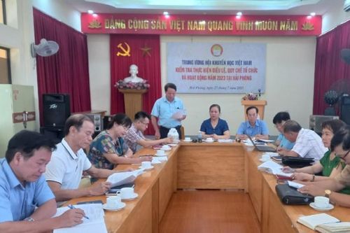 Kiểm tra công tác của Hội Khuyến học thành phố Hải Phòng