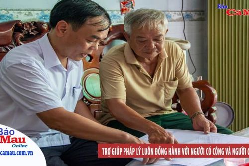 Trợ giúp pháp lý luôn đồng hành với người có công và người cao tuổi