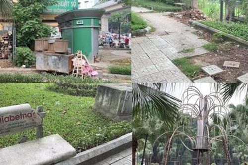 Hà Đông (Hà Nội): Các vườn hoa lớn đang xuống cấp nghiêm trọng