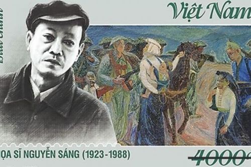Ra mắt bộ tem vinh danh họa sĩ Nguyễn Sáng