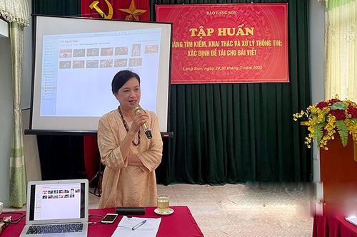 Tập huấn kỹ năng tìm kiếm, khai thác và xử lý thông tin cho phóng viên