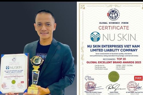Nu Skin Việt Nam đạt Top 20 thương hiệu xuất sắc toàn cầu 2023