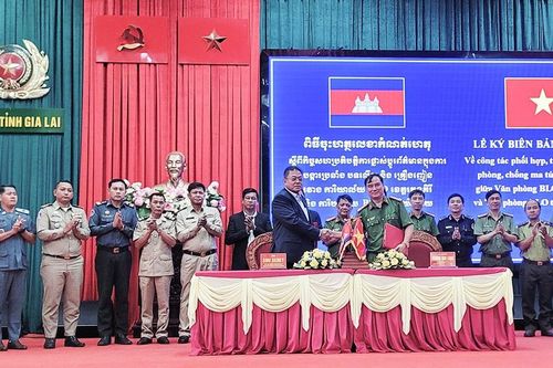Gia Lai và Ratanakiri phối hợp trao đổi thông tin về phòng-chống ma túy, tội phạm qua biên giới