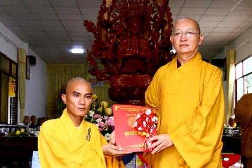 Long An: Công bố quyết định bổ nhiệm trụ trì chùa Pháp Thạnh (H.Đức Hòa)