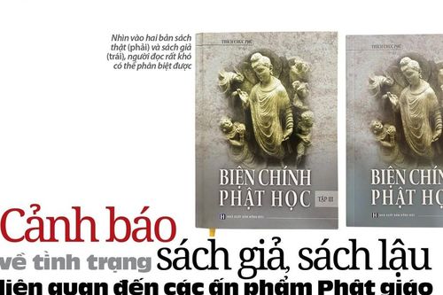 Cảnh báo về tình trạng sách giả, sách lậu liên quan đến các ấn phẩm Phật giáo