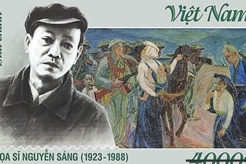 Ra mắt bộ tem kỷ niệm 100 năm sinh họa sĩ Nguyễn Sáng