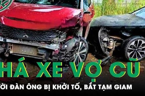 Say xỉn, người đàn ông phá hoại xe ô tô Peugeot của vợ cũ: Chính thức khởi tố, bắt tạm giam