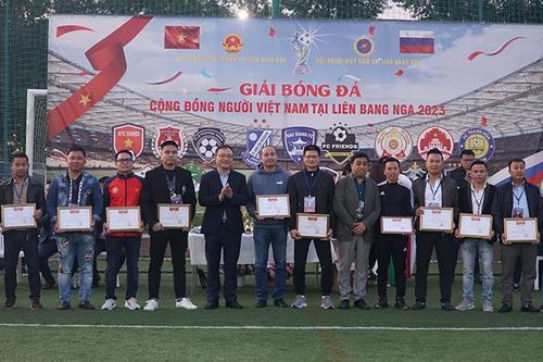 Bế mạc Giải bóng đá cộng đồng người Việt Nam tại Nga năm 2023