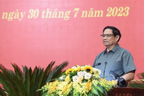 Thủ tướng Phạm Minh Chính làm việc với Ban Chấp hành Đảng bộ tỉnh Bắc Ninh
