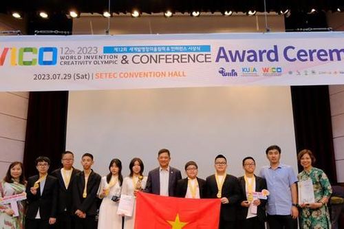 Việt Nam giành huy chương vàng Olympic Phát minh và sáng chế khoa học