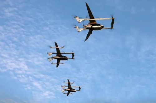 Công ty hàng không điện Trung Quốc công bố video chuyến bay đội hình 3 eVTOL