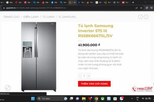 So sánh giá, giá tốt hôm nay 30/7/2023: Tủ lạnh Samsung Inverter 575 lít RS58K6667SL/SV ở đâu giá tốt?