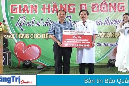 Gian hàng 0 đồng 'Kết nối sẻ chia – Trao tặng yêu thương'
