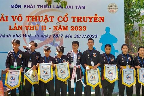 Bế mạc giải võ thuật cổ truyền lần thứ II năm 2023