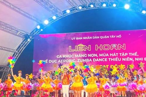 Đặc sắc liên hoan các hoạt động hè quận Tây Hồ