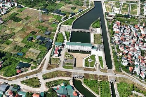 Toàn cảnh trạm bơm tiêu lớn nhất Hà Nội bị 'truy' tiến độ nhiều lần