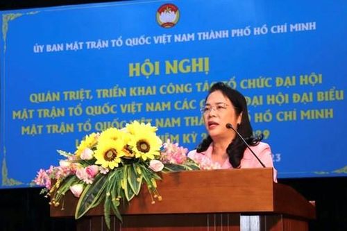 BẢN TIN MẶT TRẬN: Đại hội Mặt trận cấp Thành phố HCM dự kiến diễn ra vào tháng 7/2024