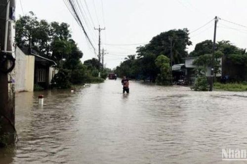 Mưa dông gây thiệt hại tại An Giang