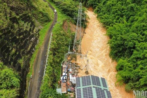 Di dời Trạm biến áp 110KV Nhà máy thủy điện Đắk Nông do bị xói lở