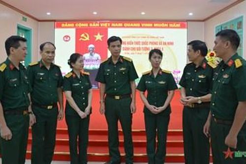 Cơ quan Tổng cục Chính trị khai mạc lớp bồi dưỡng kiến thức quốc phòng và an ninh đối tượng 2
